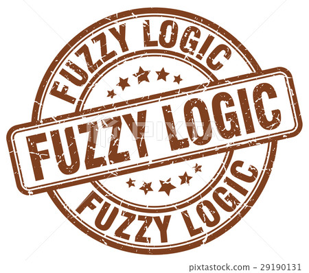 fuzzy logic brown grunge stamp fuzzy logic brown grunge stamp 29190131