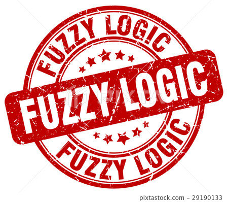 fuzzy logic red grunge stamp fuzzy logic red grunge stamp 29190133