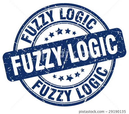 fuzzy logic blue grunge stamp fuzzy logic blue grunge stamp 29190135