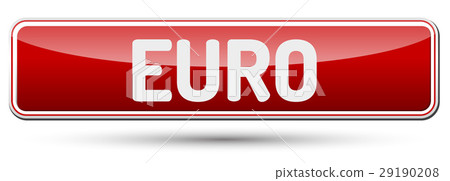 EURO - Abstract beautiful button with text. 29190208