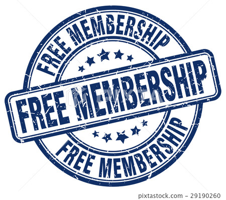 free membership blue grunge stamp free membership blue grunge stamp 29190260
