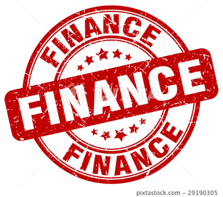 finance red grunge stamp 29190305