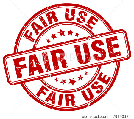 fair use red grunge stamp - Stock Illustration [29190323] - PIXTA