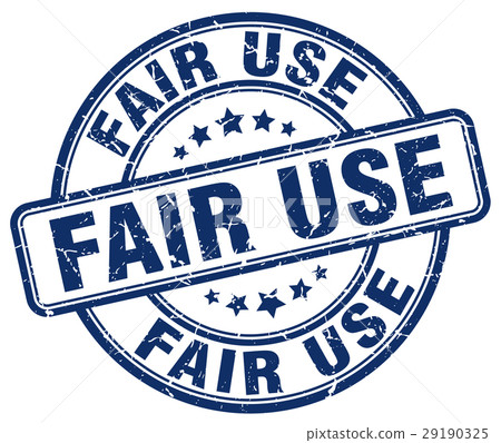 fair use blue grunge stamp - Stock Illustration [29190325] - PIXTA