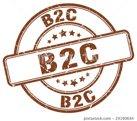 b2c brown grunge stamp 29190684