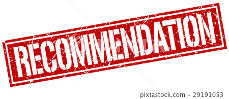 recommendation square grunge stamp 29191053