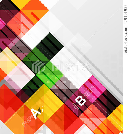 Modern geometrical square banner, minimalistic Modern geometrical square banner, minimalistic 29191935
