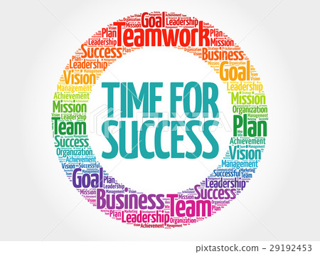 Time for Success circle word cloud Time for Success circle word cloud 29192453