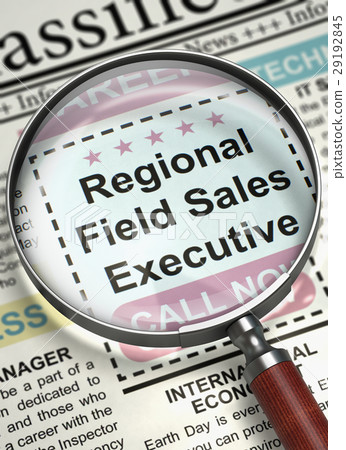 Regional Field Sales Executive Job Vacancy. 3D. Regional Field Sales Executive Job Vacancy. 3D. 29192845