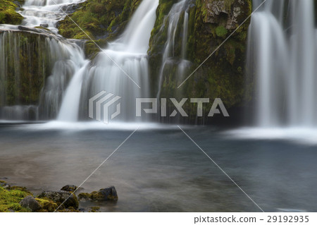 Waterfall on Mountain River Waterfall on Mountain River 29192935