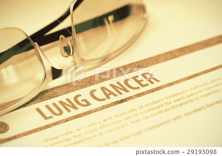 Diagnosis - Lung Cancer. Medicine Concept. 3D Diagnosis - Lung Cancer. Medicine Concept. 3D 29193098