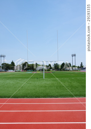 有美式橄欖球目標的體育場/田徑場 29193335