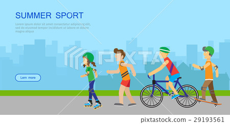 Summer Sport Banner Summer Sport Banner 29193561