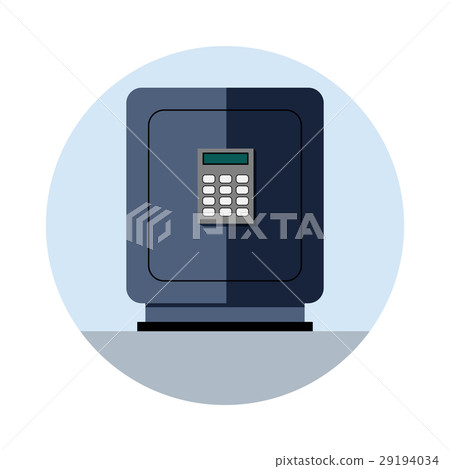 Drawn safe on white - Stock Illustration [29194034] - PIXTA