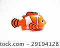 clownfish anemone fish toy on white 29194128