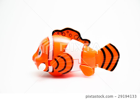 clownfish anemone fish toy on white clownfish anemone fish toy on white 29194133