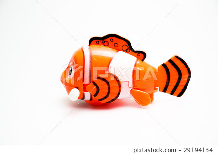 clownfish anemone fish toy on white clownfish anemone fish toy on white 29194134