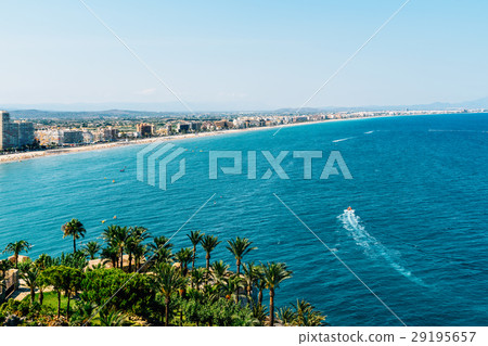 Aerial Panoramic View Of Peniscola City In Spain Aerial Panoramic View Of Peniscola City In Spain 29195657