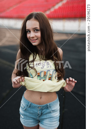 beautiful sad young woman 29196273