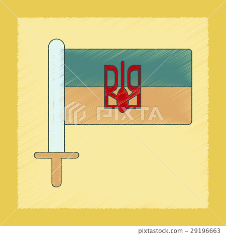 flat shading style icon Ukrainian flag flat shading style icon Ukrainian flag 29196663