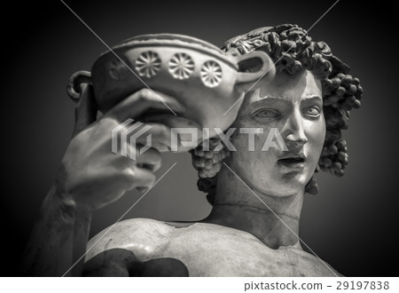 Dionysus Bacchus Wine statue portrait 29197838