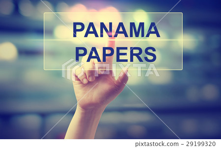 Panama Papers concept with hand 29199320