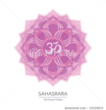 Sahasrara. Chakra vector illustration. 29199831