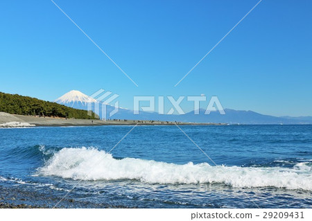 Mount Fuji and the sea from Miho no Matsubara 29209431