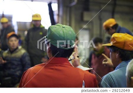 Wholesale market bidding fishery Wholesale market bidding fishery 29212049