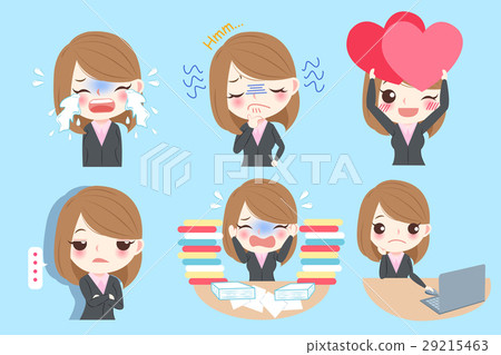 cartoon business woman 29215463