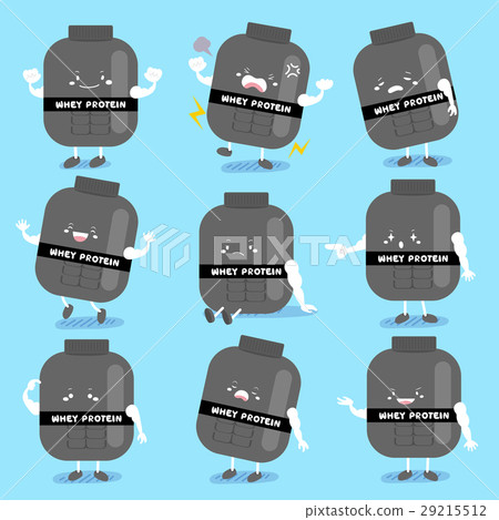 cute cartoon whey protein 29215512