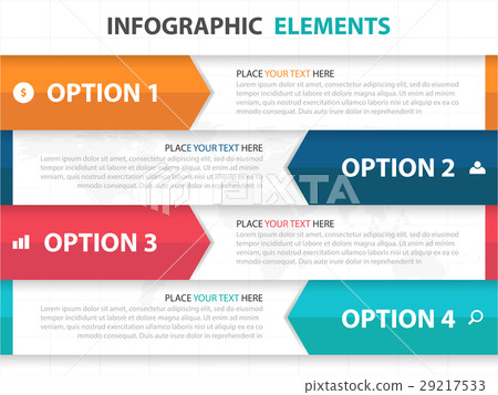 arrow label business Infographics elements - Stock Illustration ...