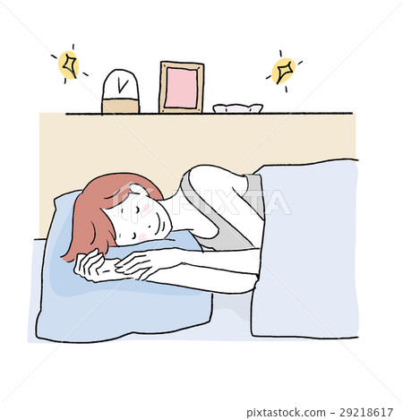 Women Sleeping Women Stock Illustration 29218617 Pixta