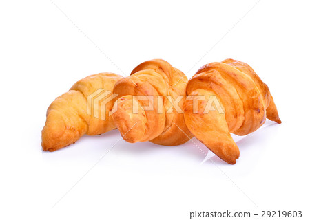 fresh croissant isolated on white background 29219603