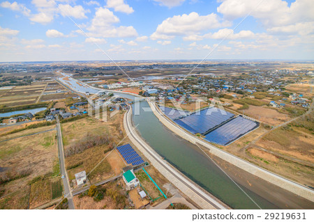 Aerial view of Yamatake City Matsukeyaguchi Komatsu area 29219631