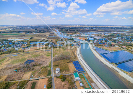 Aerial view of Yamatake City Matsukeyaguchi Komatsu area 29219632
