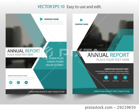 Blue hexagon Brochure annual report template Blue hexagon Brochure annual report template 29219650