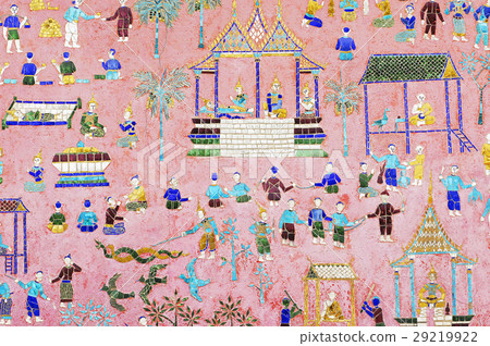 beautiful painting,Xieng Thong Temple 29219922