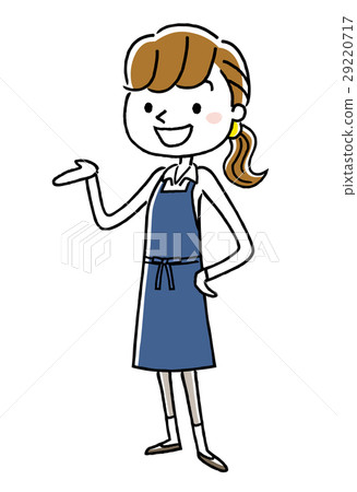 Woman in apron figure: introduction, information 29220717