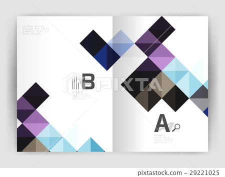 Vector square minimalistic abstract background 29221025