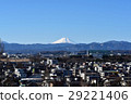 Morning view of Mt. Fuji in winter from Hakonegasaki 29221406
