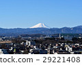 Morning view of Mt. Fuji in winter from Hakonegasaki 29221408