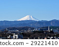 Morning view of Mt. Fuji in winter from Hakonegasaki 29221410