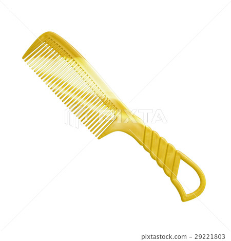 Hair comb isolated on white background Hair comb isolated on white background 29221803