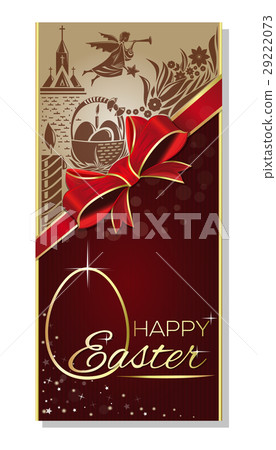 Easter card with inscription - Happy Easter 29222073