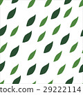 Green leaves seamless pattern on a white 29222114