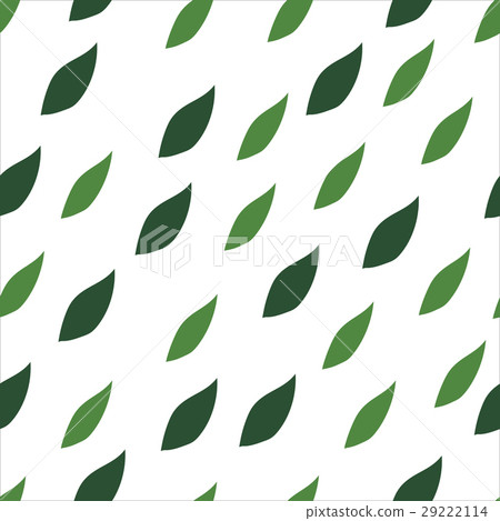 Green leaves seamless pattern on a white 29222114