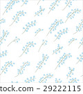 Seamless pattern of sprigs of Lily of the valley 29222115
