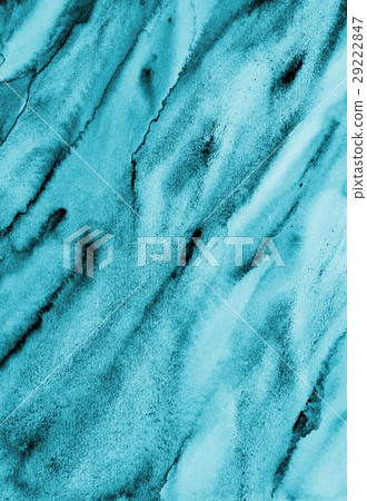 Abstract blue watercolor on paper texture Abstract blue watercolor on paper texture 29222847