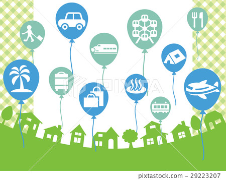 度假和休閒圖標素材 29223207
